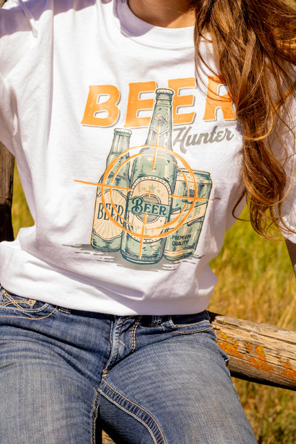 Beer hunter tee | beer t-shirt | western tee
