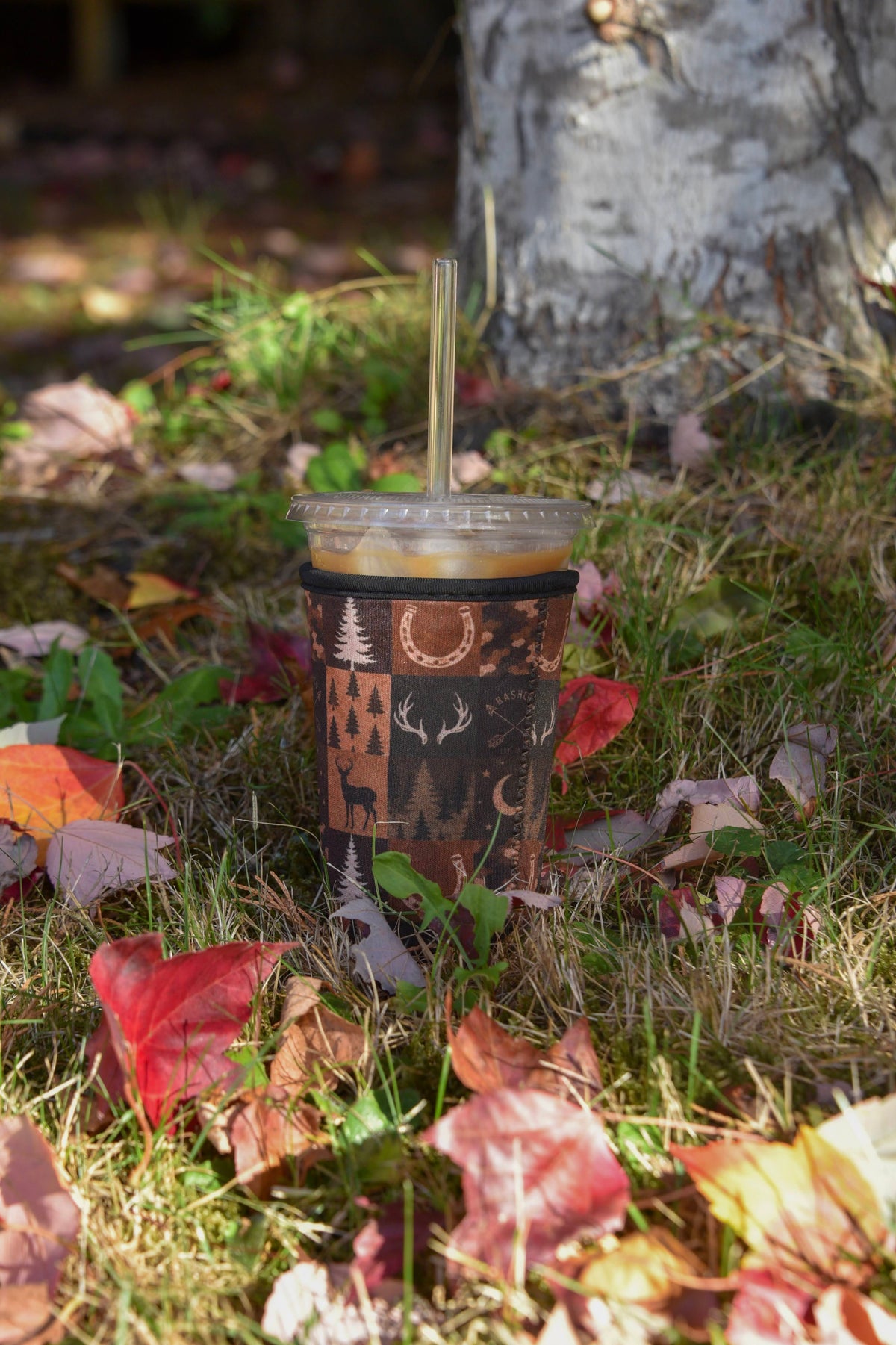 Woodland Western Coffee Koozie