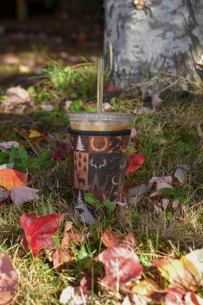 Woodland Western Coffee Koozie
