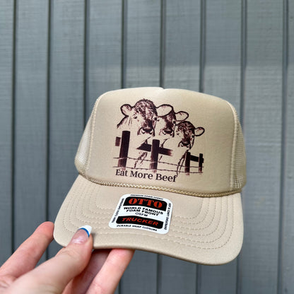 Eat more beef trucker hat