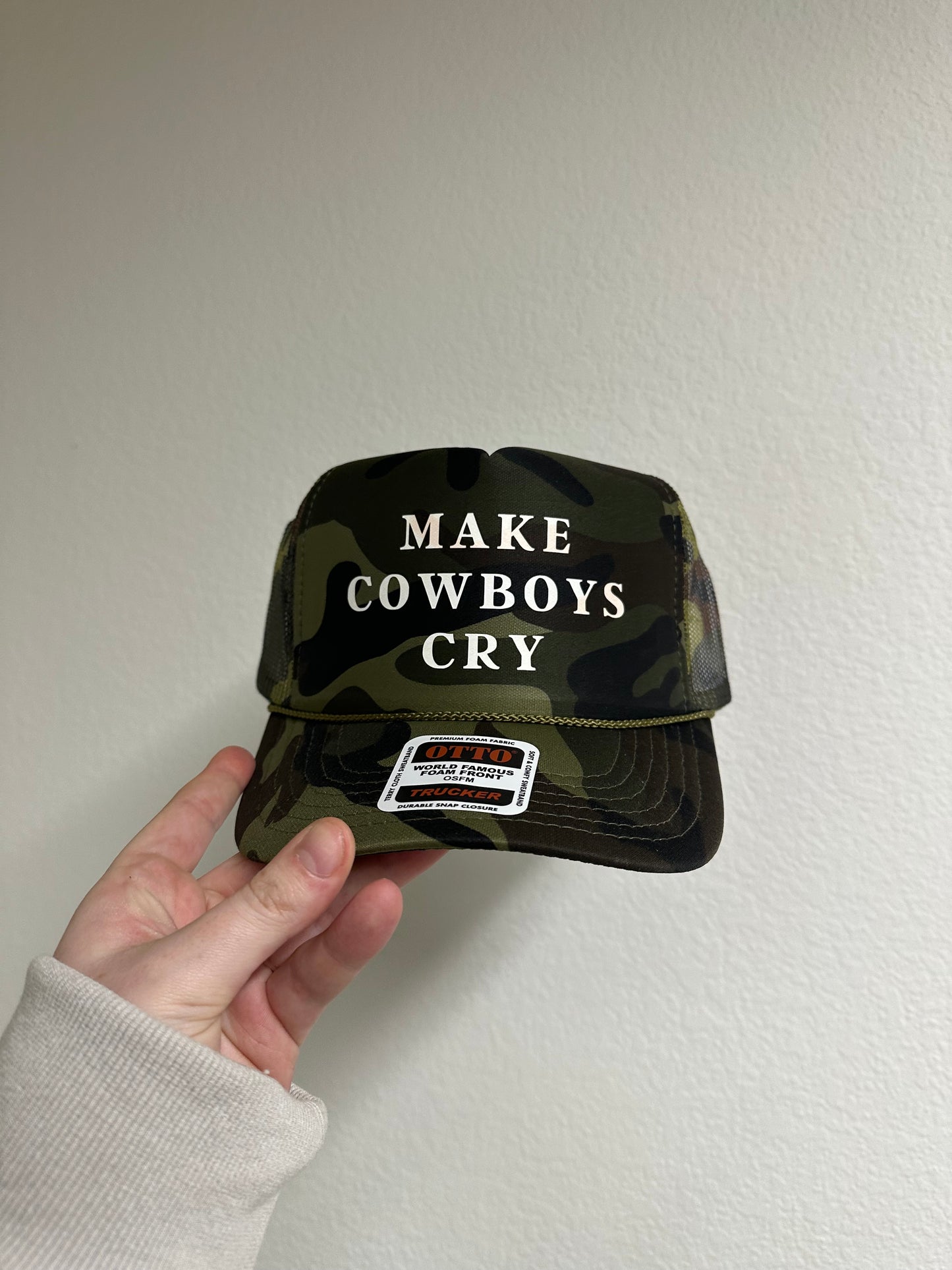 Make Cowboys Cry Trucker Hat