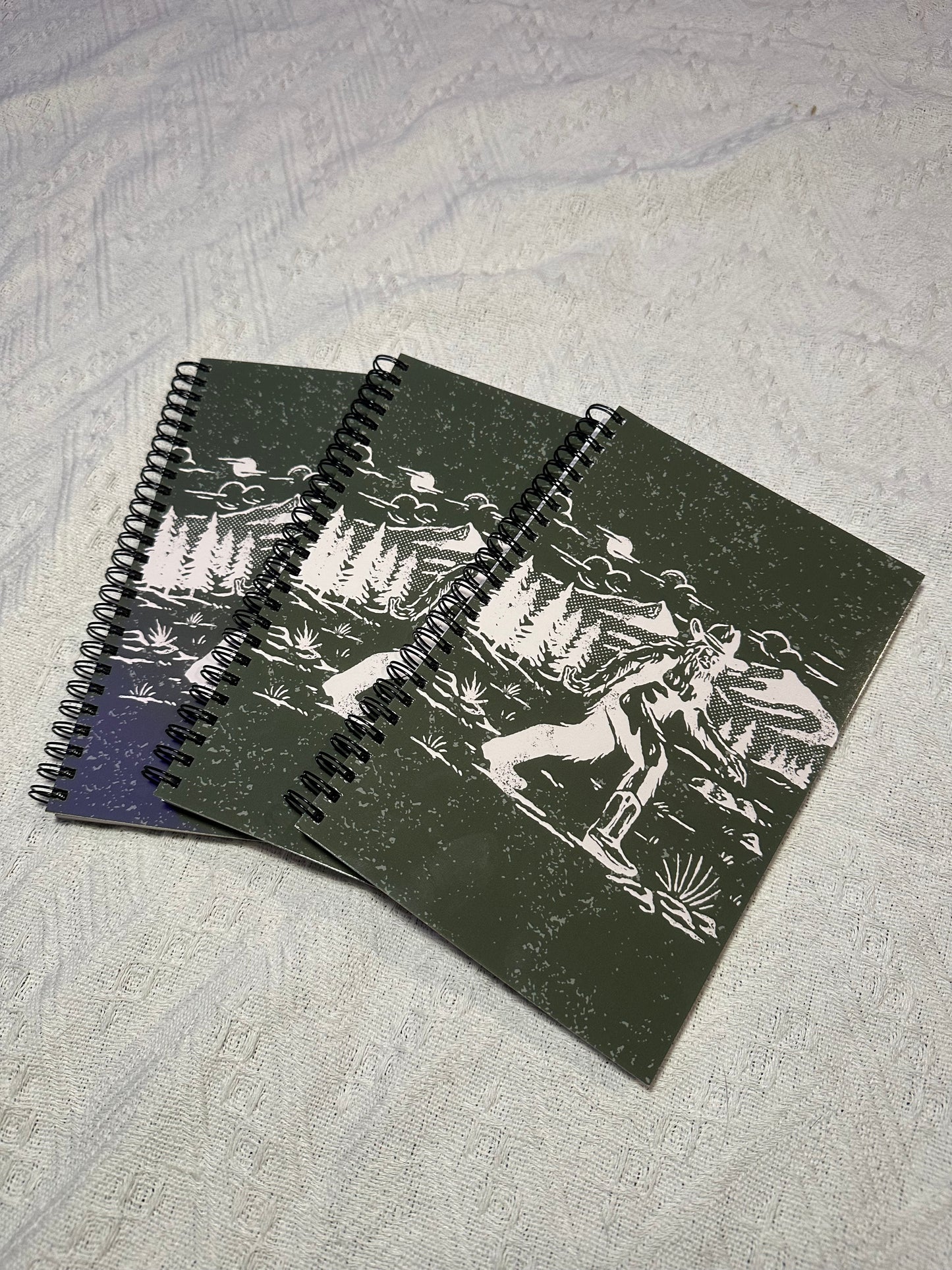 Cowboy Bigfoot western college lined Notebook | 5.5x8.5” A5 notebook