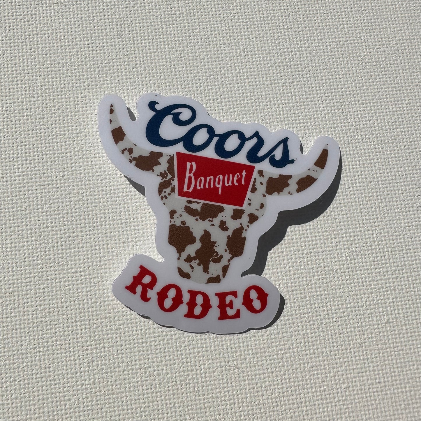 Coors Bull Rodeo Sticker