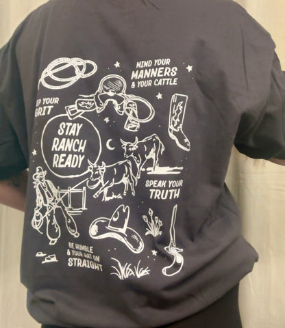 Mind Your Manners Comfort Colors® Tee | Western Graphic Ranch Shirt