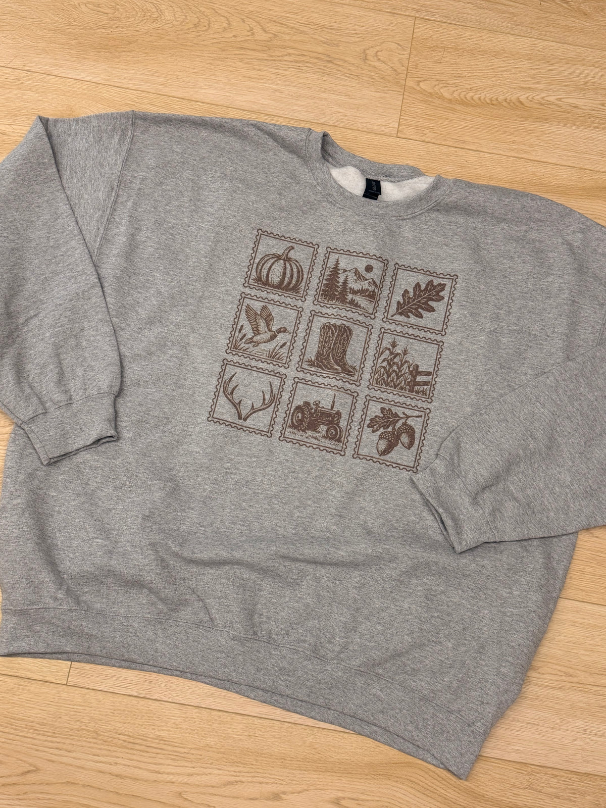 Fall stamps crewneck