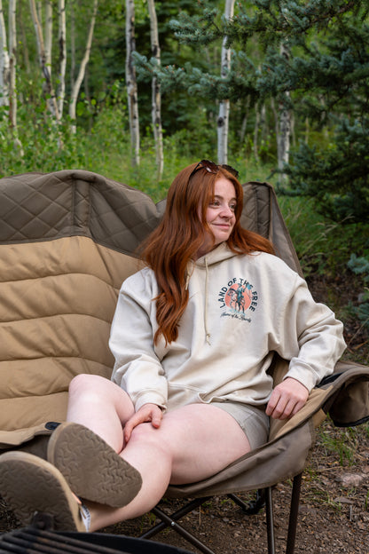 Land of the free Home of the rowdy western hoodie