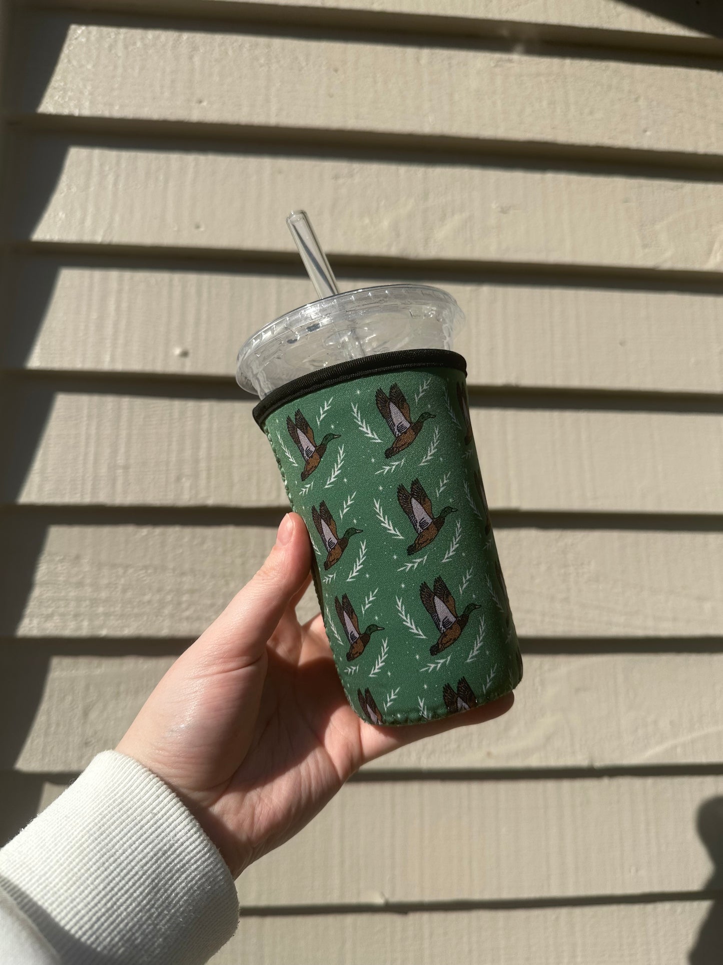 Duck Hunting Coffee sleeve – Neoprene Drink Sleeve (Small & Medium)
