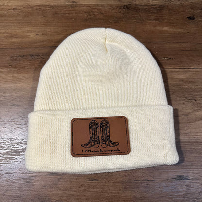 Let there be cowgirls patch beanies | western beanie
