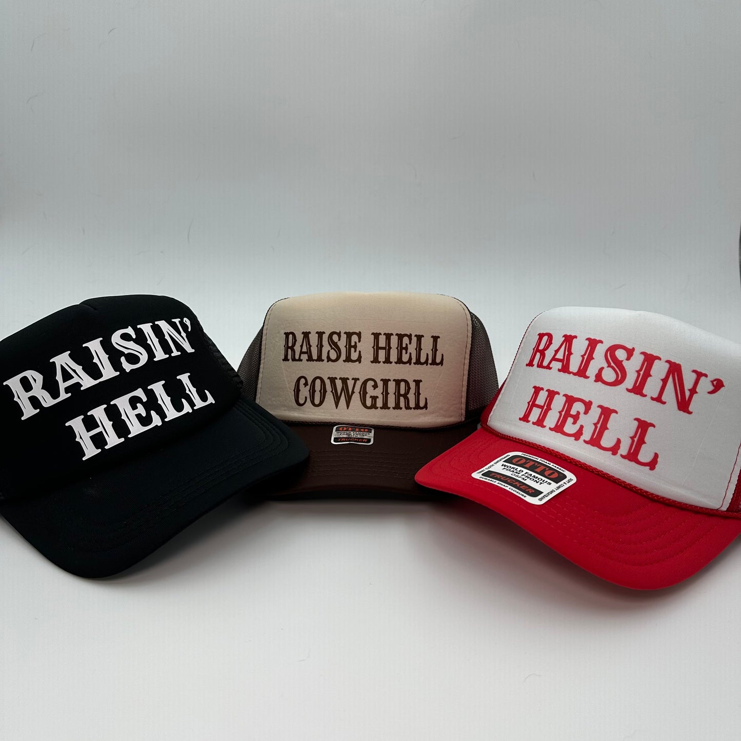 Raise Hell Cowgirl Trucker hat