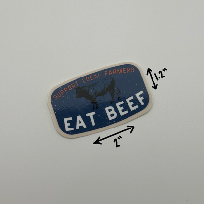 Eat beef sticker