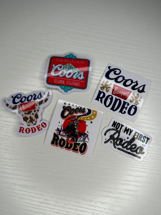 Coors Rodeo sticker pack