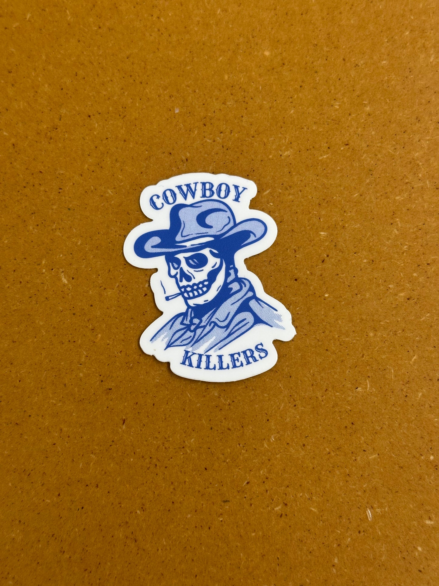 Cowboy killer skeleton sticker