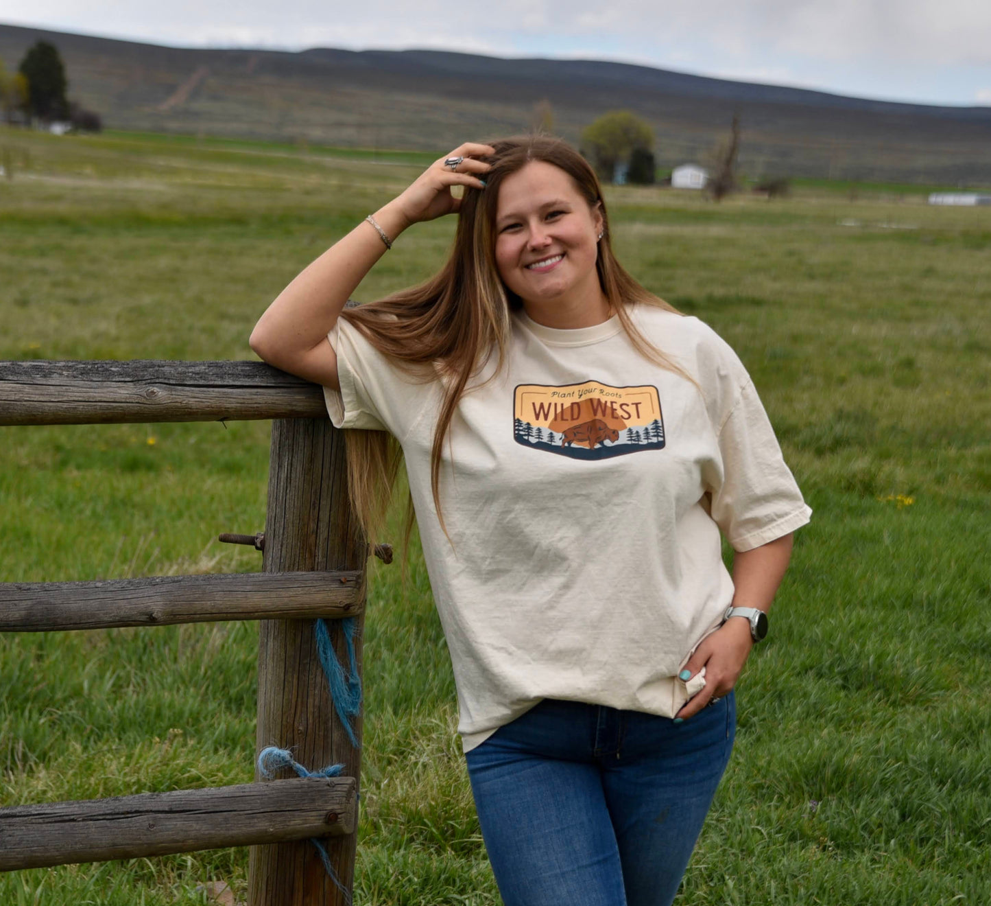 Wild West Comfort Colors Tee – Western Graphic T-Shirt