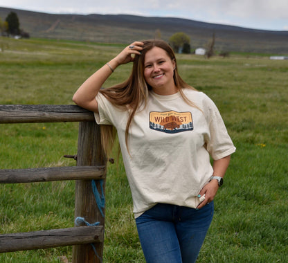 Wild West Comfort Colors Tee – Western Graphic T-Shirt