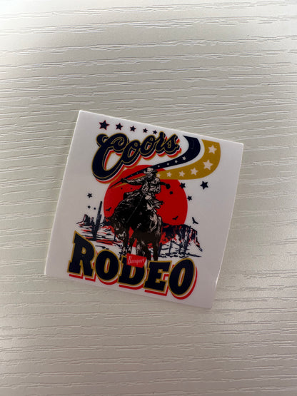 Coors rodeo sticker