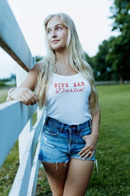 Dive Bar Darlin’ Cropped Tank | Western Country Tank