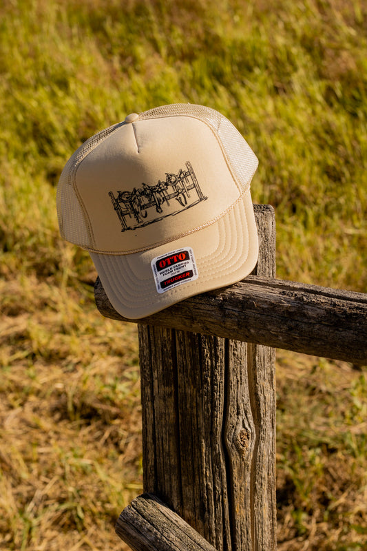 Saddles on the Fence Foam Trucker Hat | Western Snapback