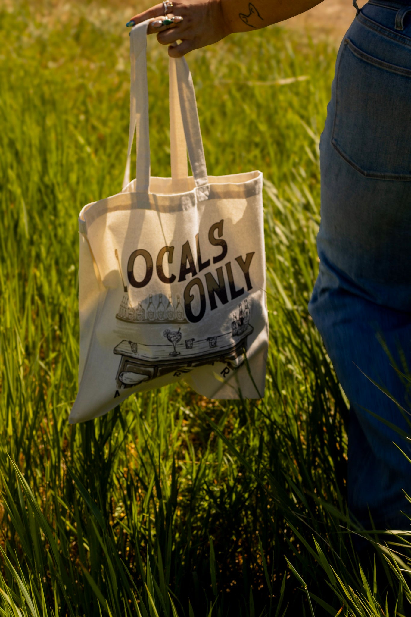 Locals Only After Dark Tote Bag