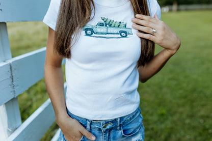 BASHCo Evergreen Truck Baby Tee | PNW Graphic Tee