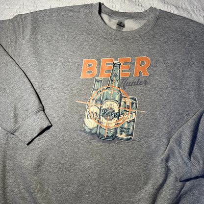 Beer hunter crewneck | beer sweatshirt | western crewneck