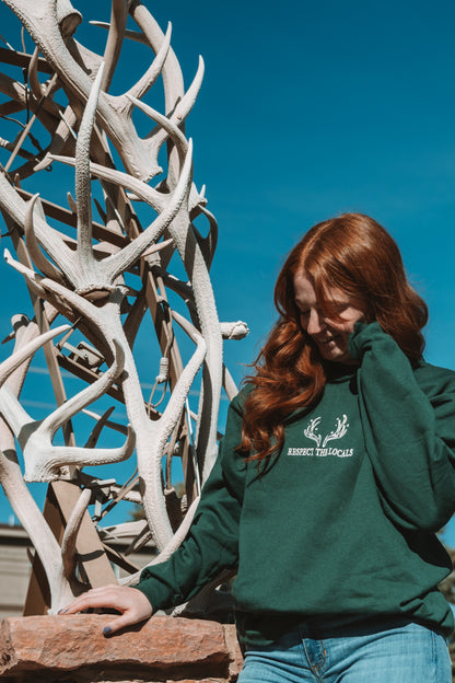 PREORDER - Respect the Locals Embroidered Crewneck