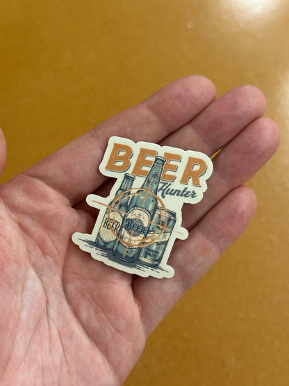 Beer hunter sticker