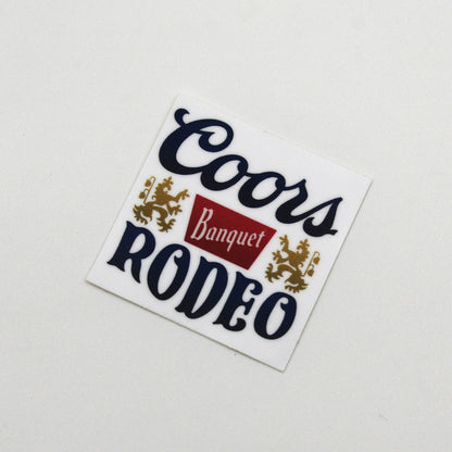 Coors banquet rodeo sticker