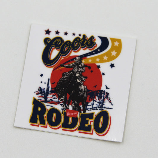 Coors rodeo sticker