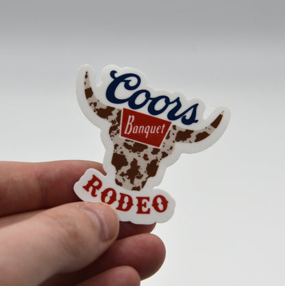 Coors Bull Rodeo Sticker