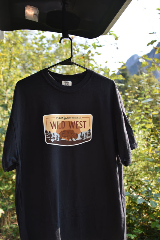 Wild West Comfort Colors Tee – Western Graphic T-Shirt