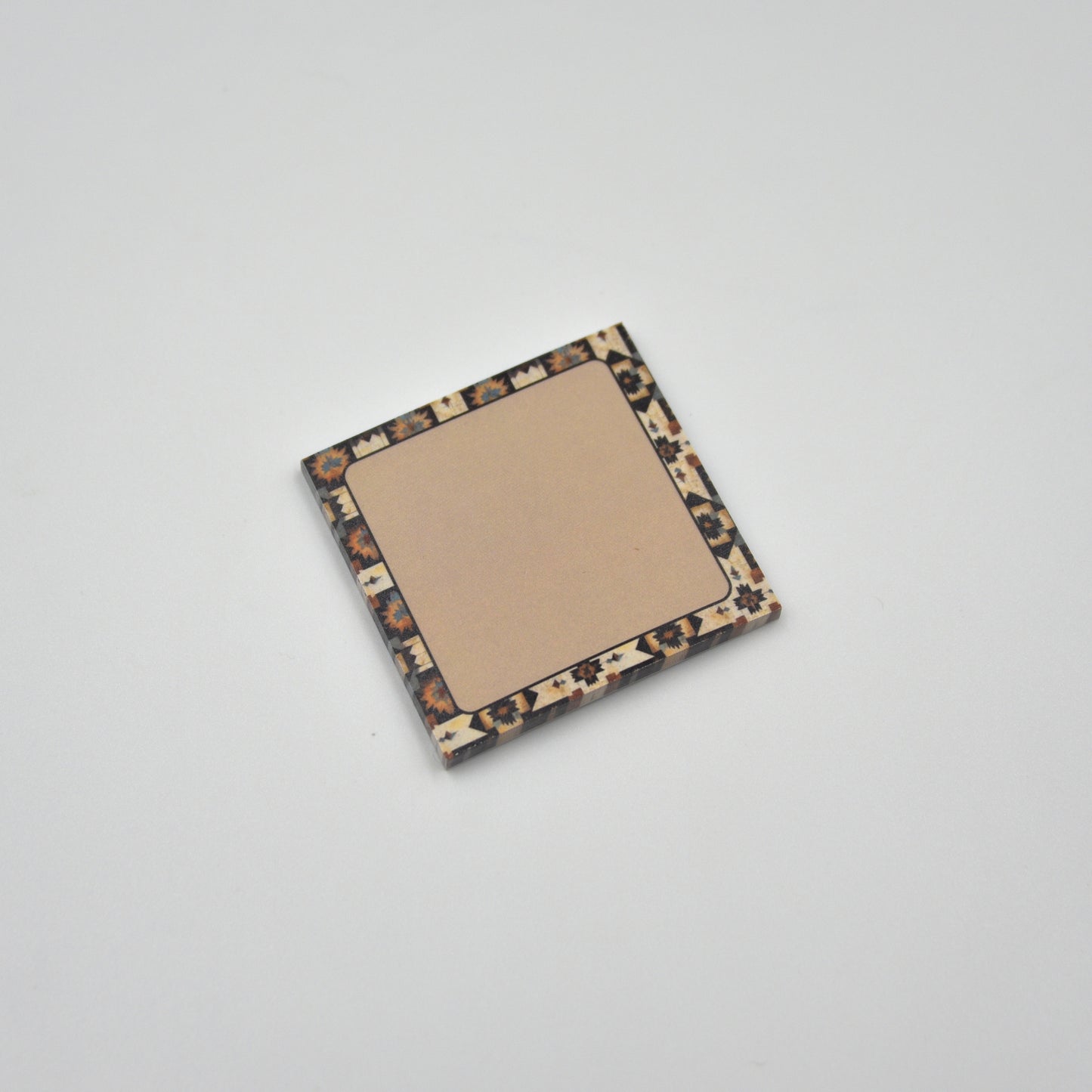 Southwestern Quilt Print Sticky Notes – 3” x 3” Custom Western Post-it® Pad