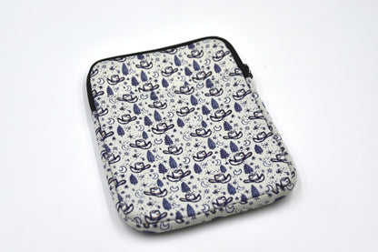 Midnight Cowboy Print Book & Tablet Sleeve – Western Cowgirl Starry Night Design