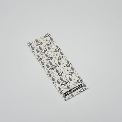 Midnight Cowboy Western Bookmark – Starry Night Forest Design for Book Lovers