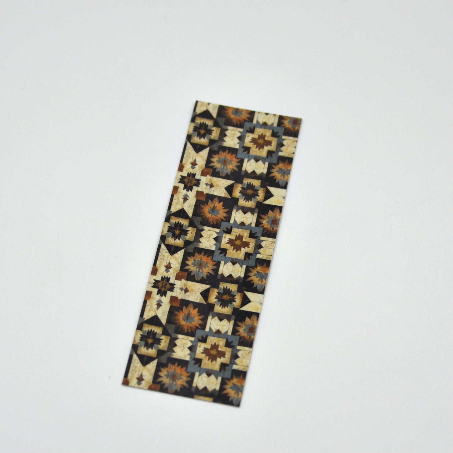 Southwestern Quilt Bookmark – Rustic Western Pattern (Discount Misprint)