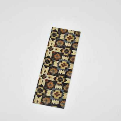 Southwestern Quilt Bookmark – Rustic Western Pattern (Discount Misprint)