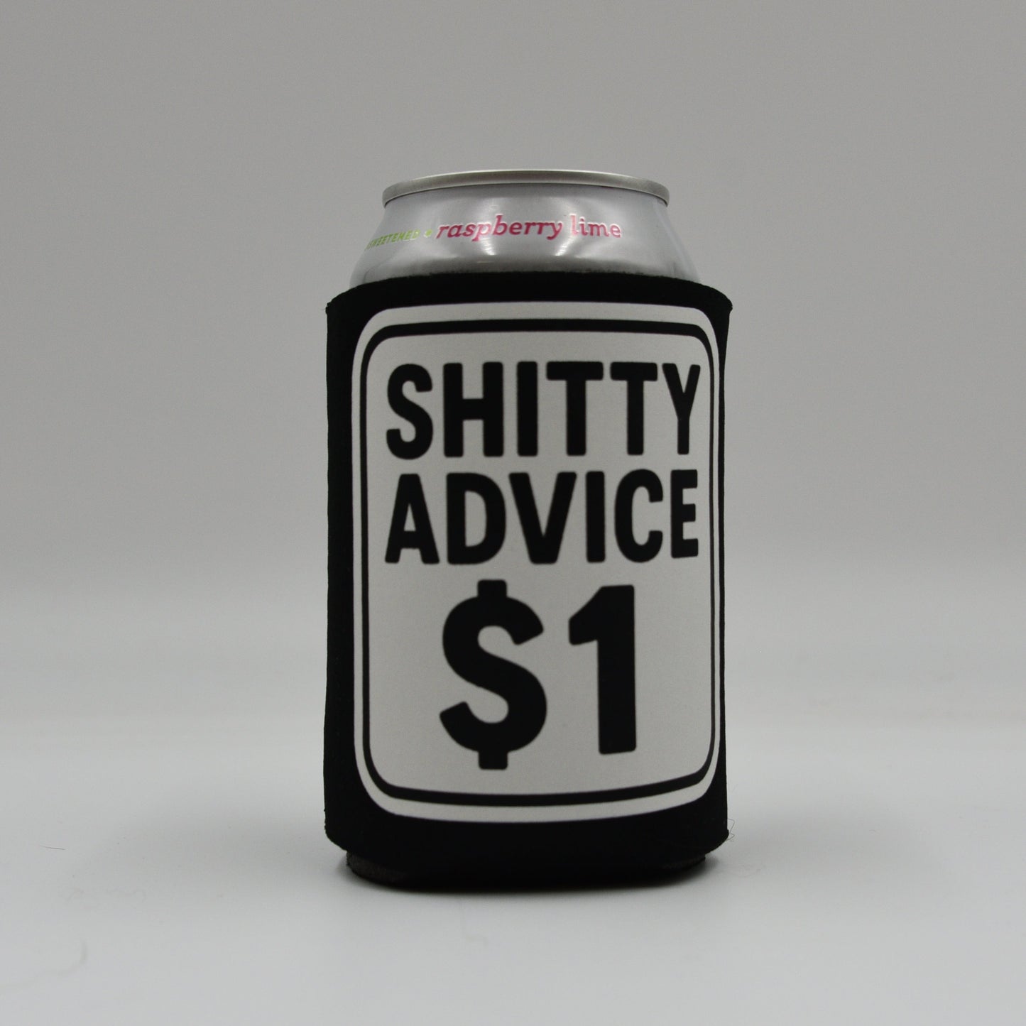 Shitty Advice $1 Funny Can Cooler | Novelty Beer Koozie