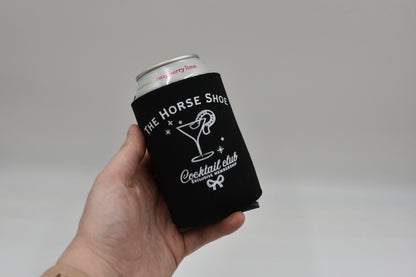 The Horse Shoe Cocktail Club Can Cooler | Western Beer Koozie