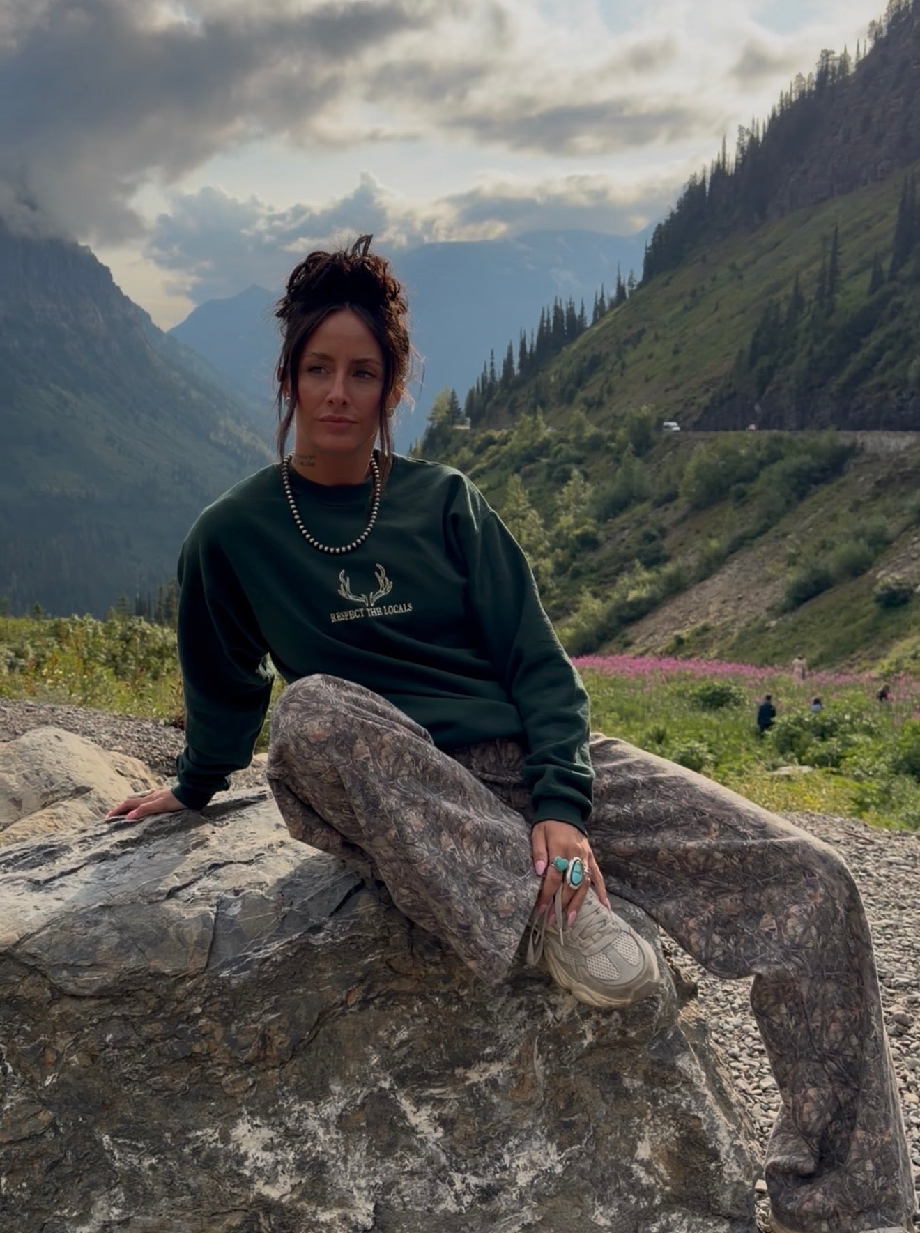 PREORDER - Respect the Locals Embroidered Crewneck