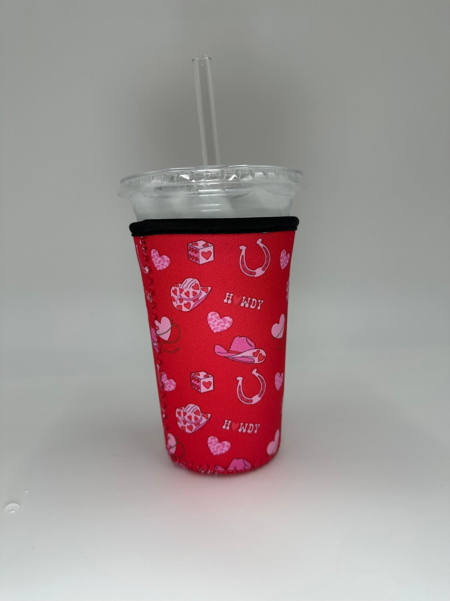 Valentines Howdy Coffee Sleeve