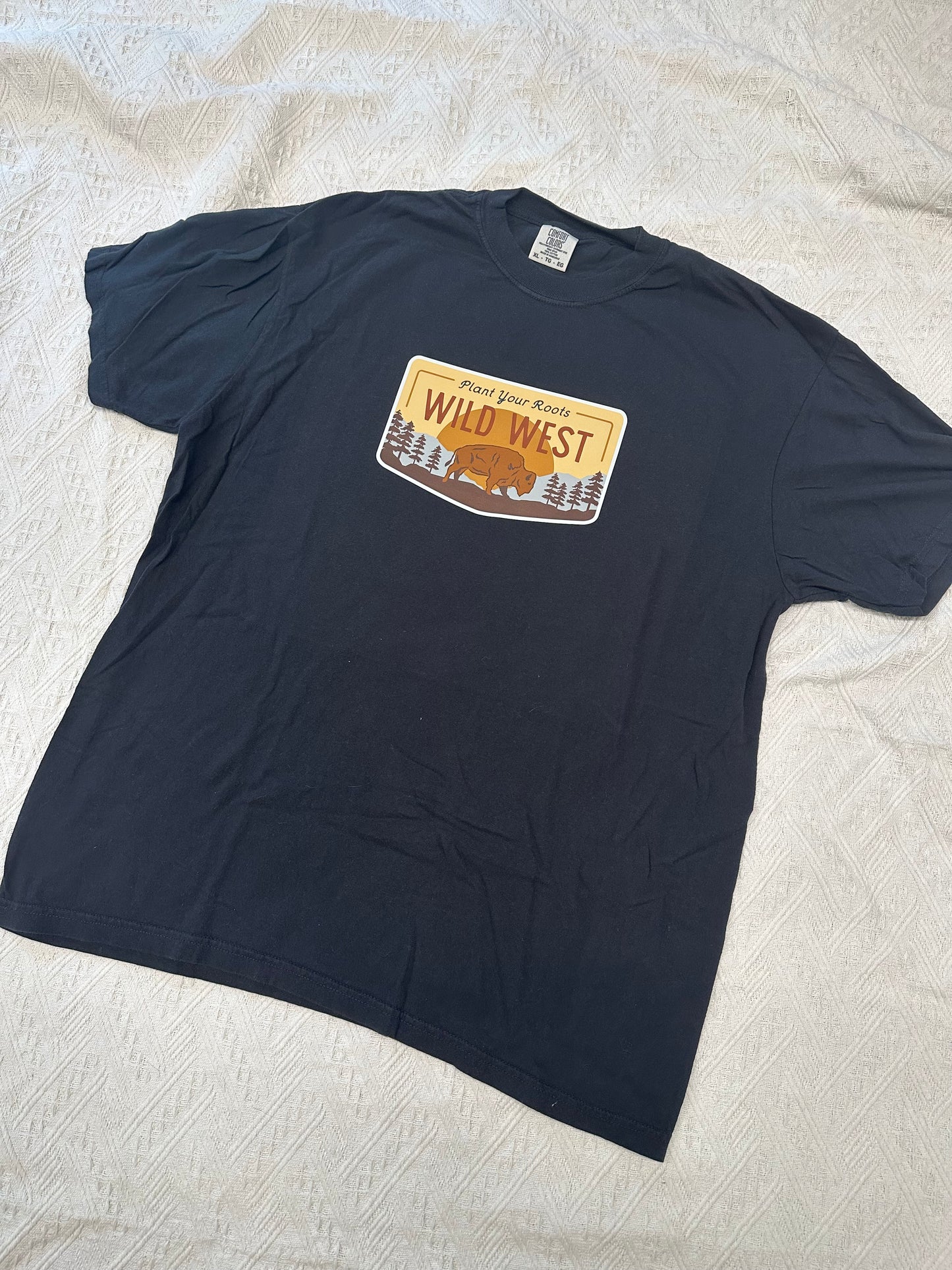 Wild West Comfort Colors Tee – Western Graphic T-Shirt