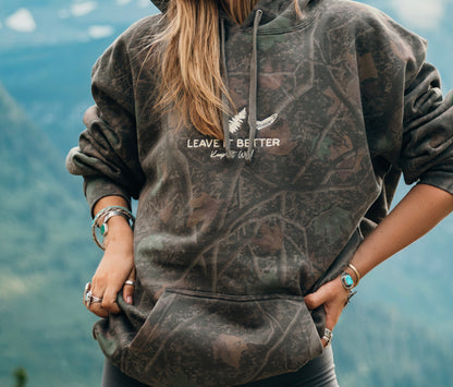 Leave it Better Embroidered Camo Hoodie