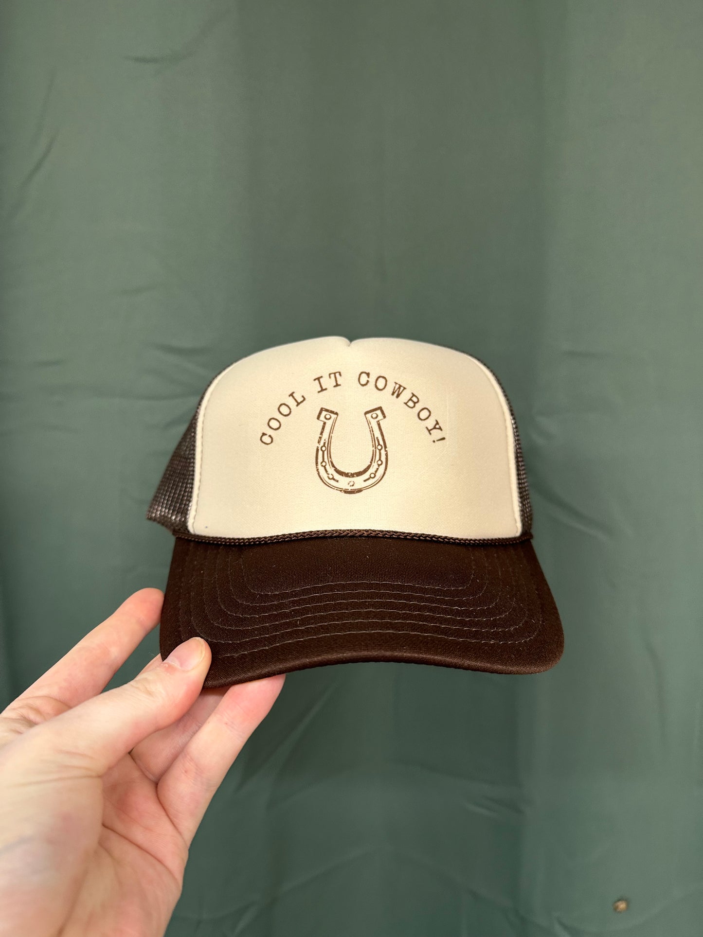 Cool it cowboy trucker hat - Destash