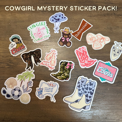 Mystery sticker packs | western sticker pack