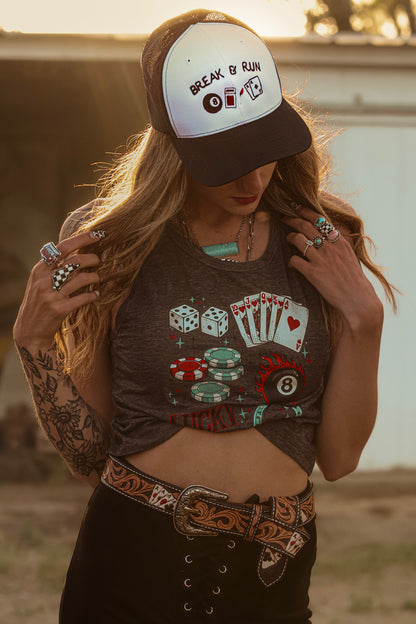 Break & Run Embroidered Trucker Hat | Richardson 112 | Western Pool Hat