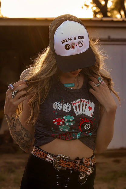 Lucky Western Graphic Tank | Cadence x BASHCO | Break & Run Collection