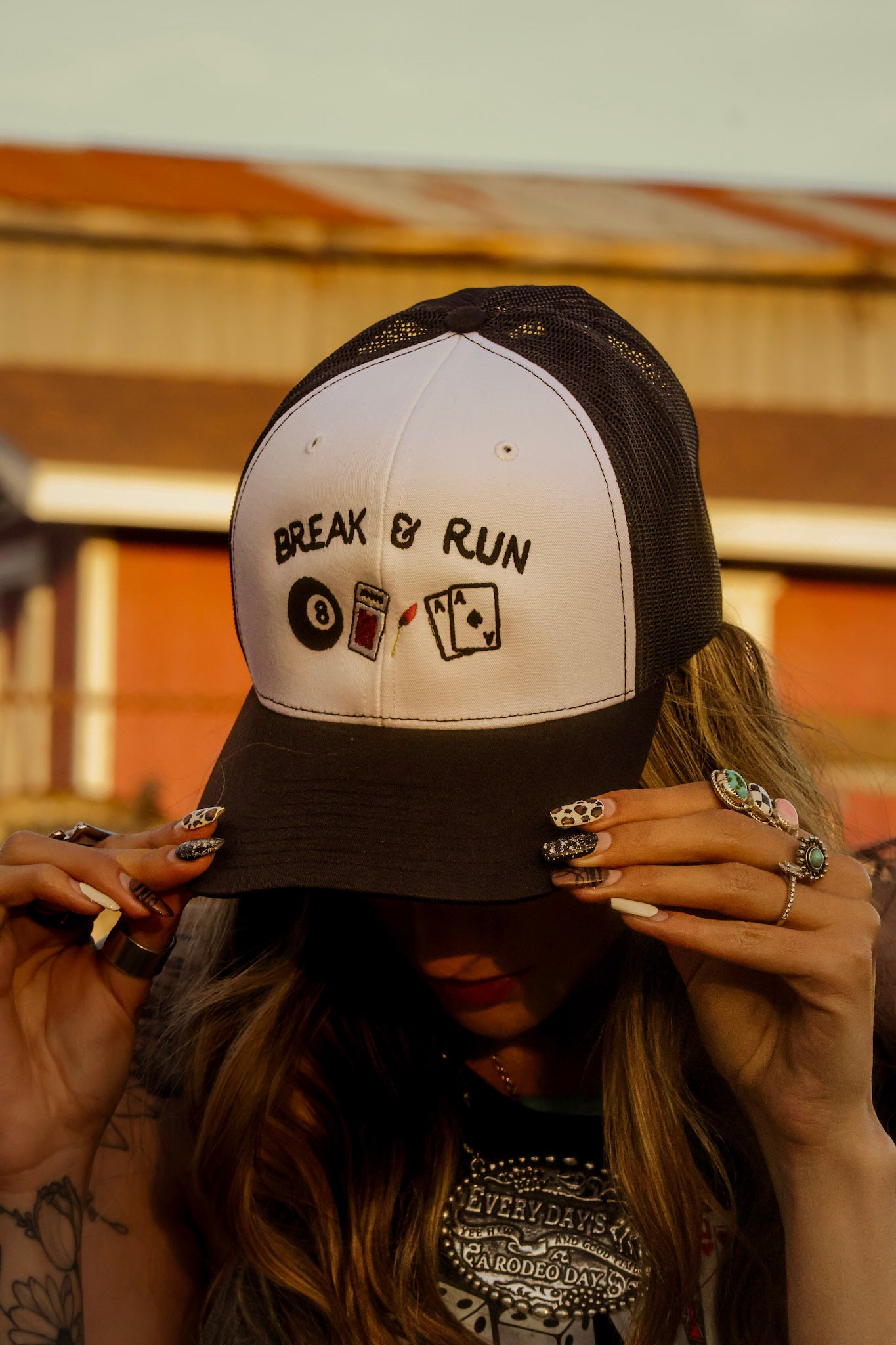 Break & Run Embroidered Trucker Hat | Richardson 112 | Western Pool Hat