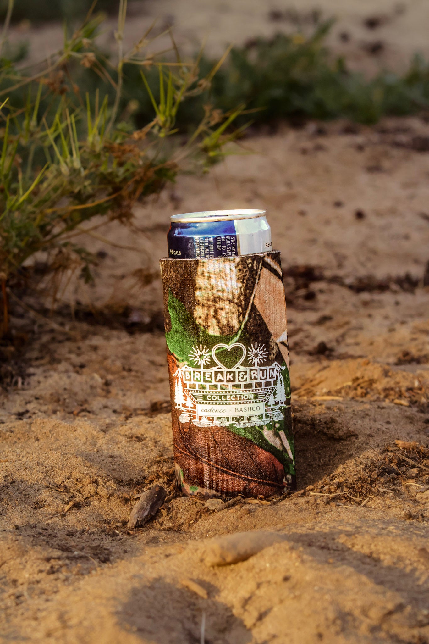 Camo Can Cooler | Cadence x BASHCO | Break & Run Collection Koozie