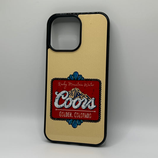 Turquoise Coors Phone Case