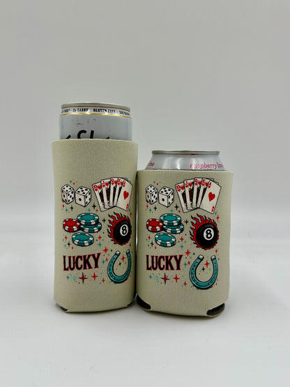 Lucky Western Can Cooler | Candence x BASHCO | Break & Run Koozie