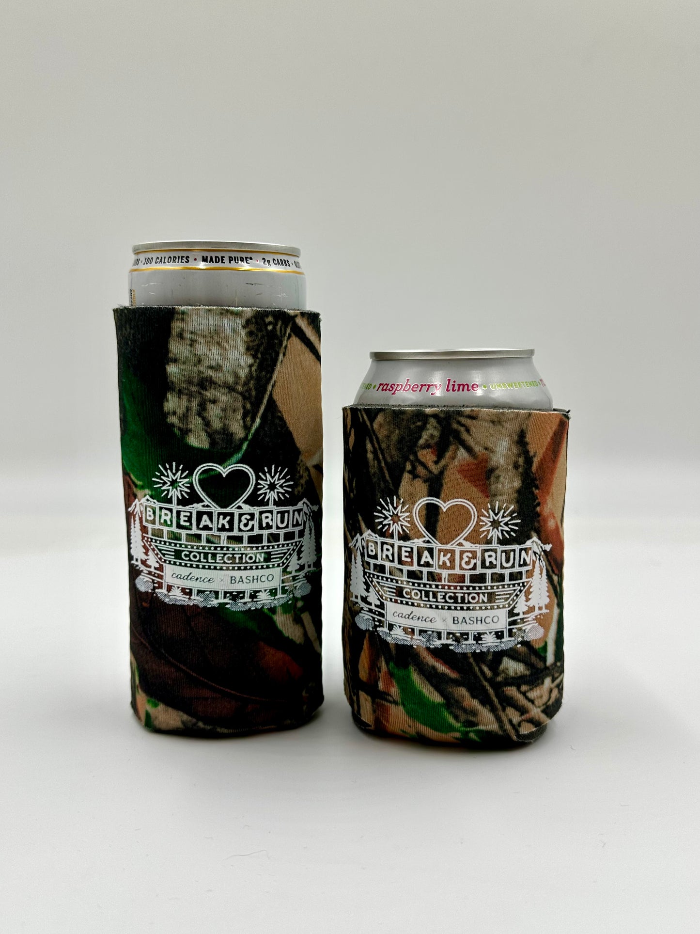 Camo Can Cooler | Cadence x BASHCO | Break & Run Collection Koozie